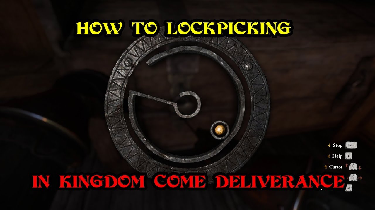kingdom come deliverance easy lockpicking mod not working